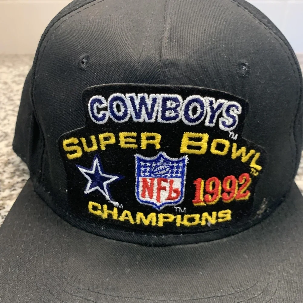 Vintage Dallas Cowboys Hat Cap Snap Back Football Sports Specialties 1992 Champs